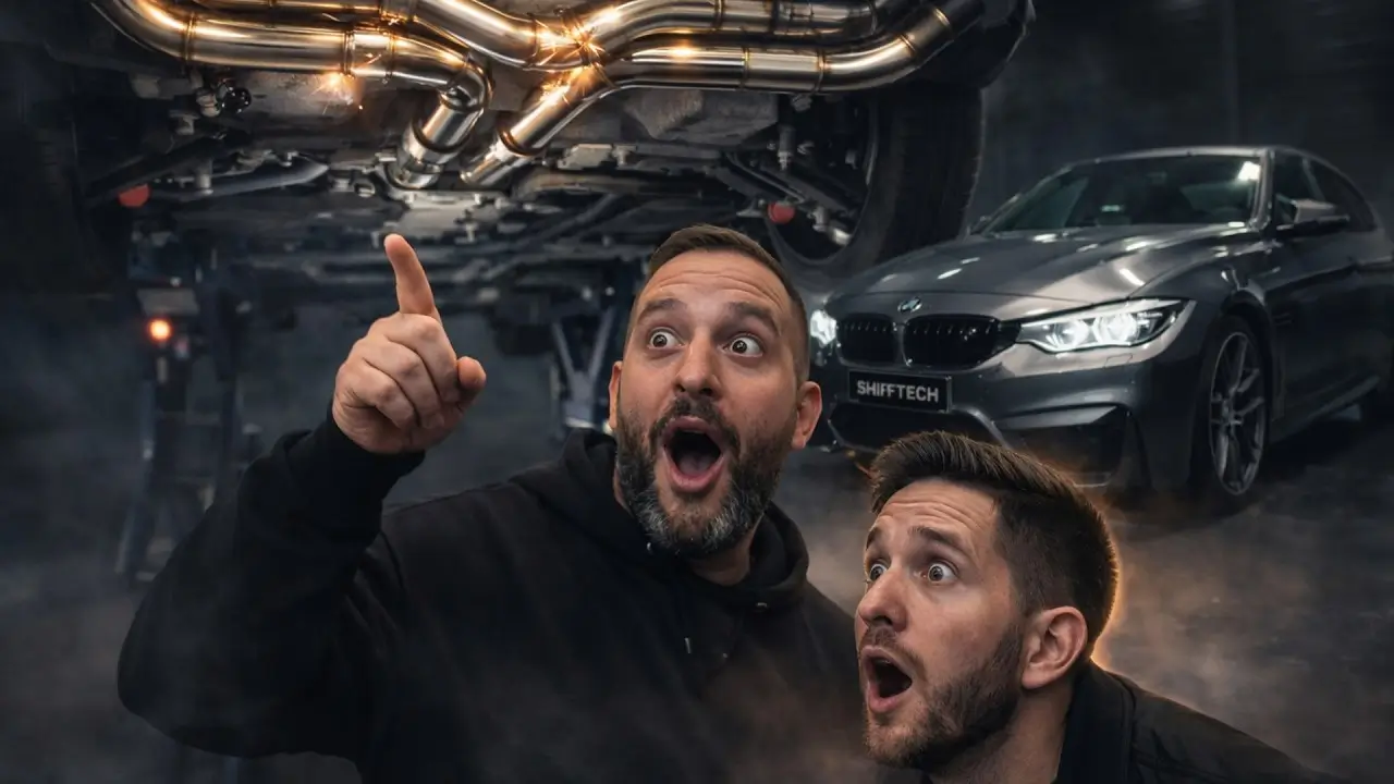 Bmw m4 competition f82 moteur s55 reprogrammation moteur stage 2 echapppement dce parts shiftech 00000