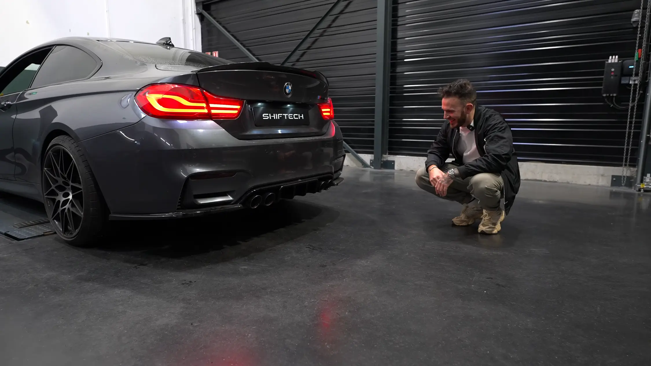 Bmw m4 competition f82 moteur s55 reprogrammation moteur stage 2 echapppement dce parts shiftech 00005