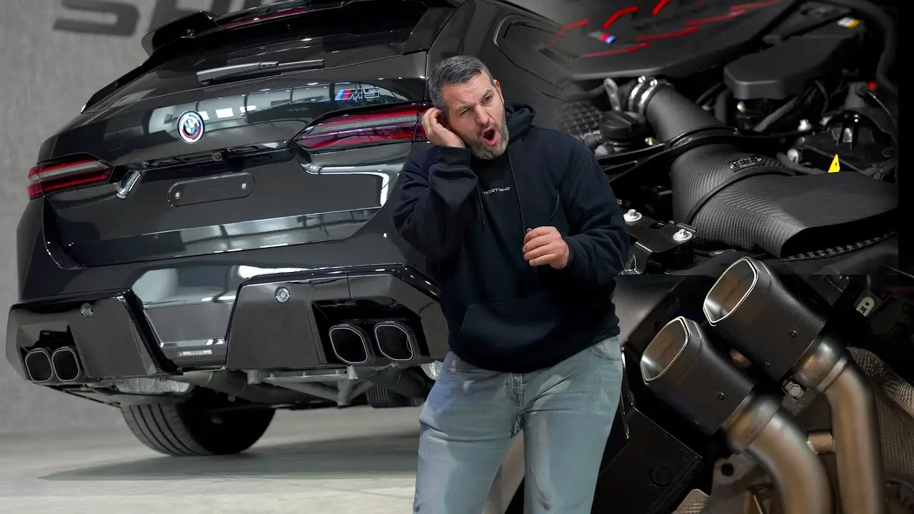 Bmw m5 g99 echappement akrapovic admission eventuri carbone shiftech preparateur bmw cover