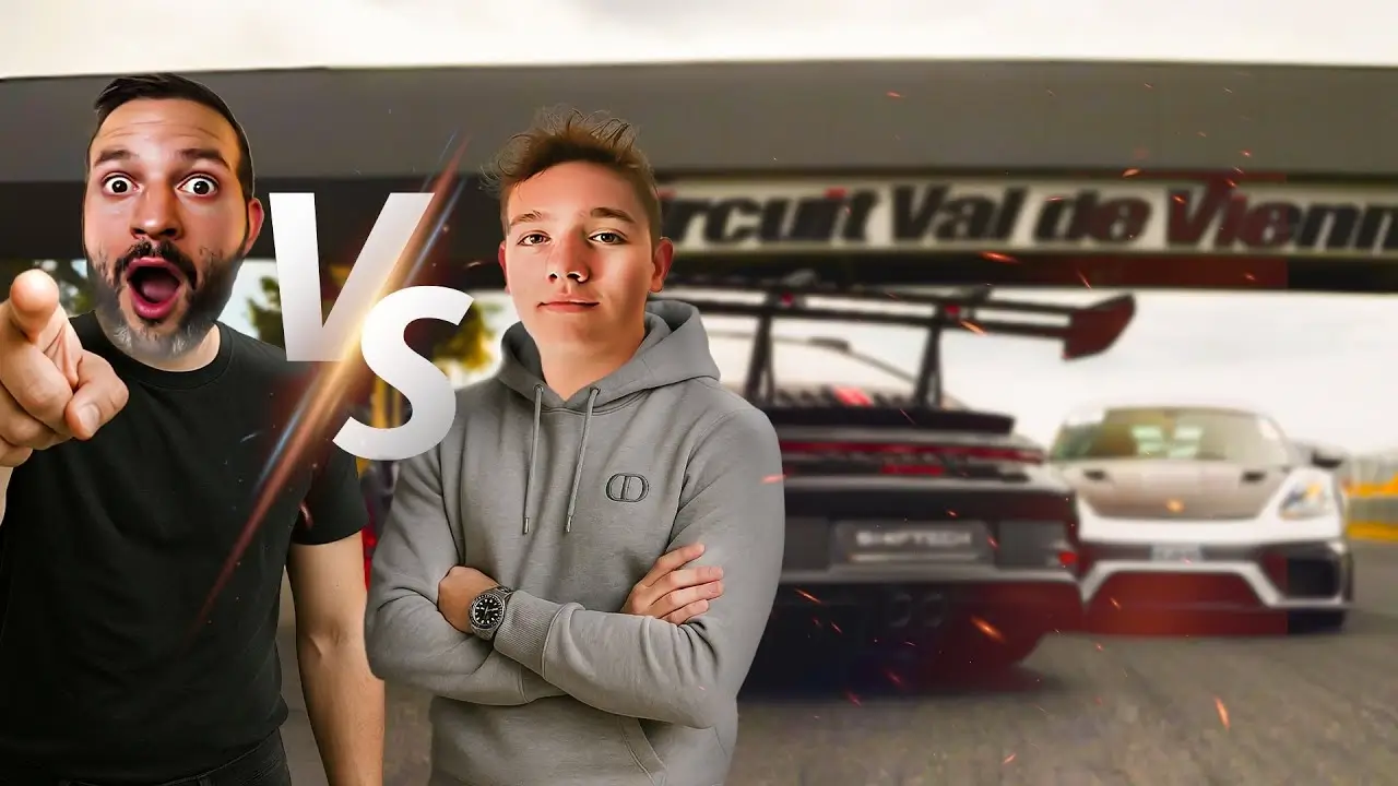 Comparatif porsche 992 gt3 rs gt4 rs circuit val de vienne 1280