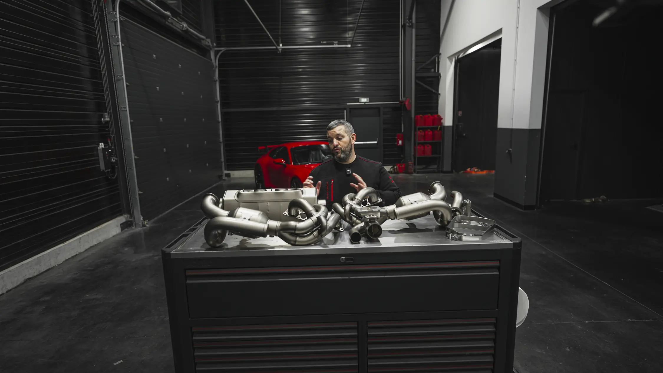 Echappement akrapovic collecteurs porsche 992 gt3 stage 2 00004