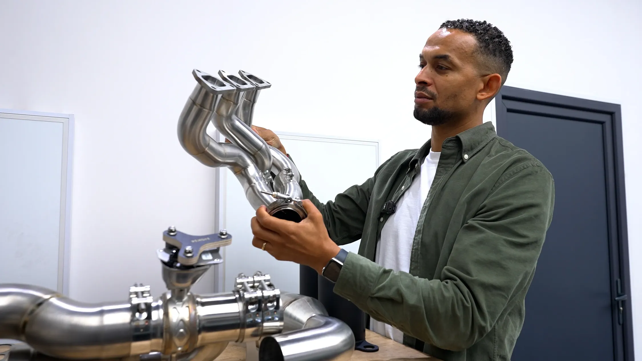 Echappement sport jcr porsche 992 gt3 michael ledoux transakauto shiftech paris 18 4000 2250