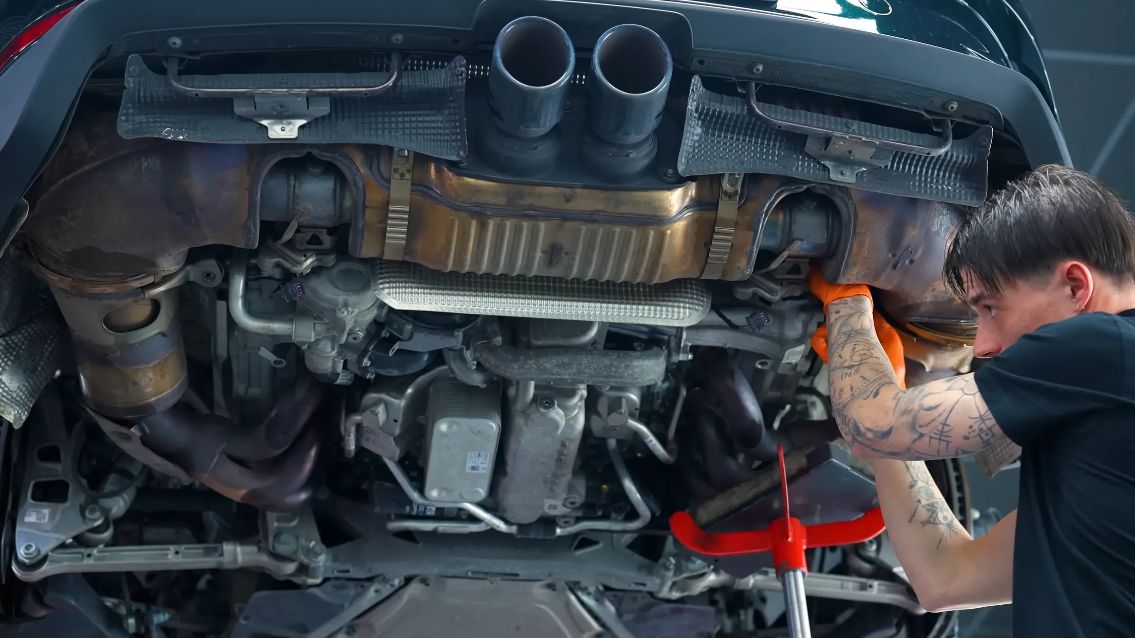 Echappement sport jcr porsche 992 gt3 michael ledoux transakauto shiftech paris 3 4000 2250