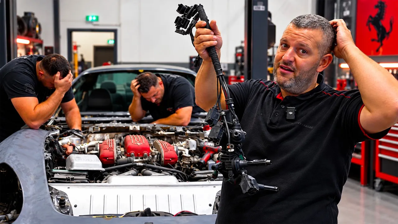 Entretien ferrari 612 scaglietti restauration voiture lucien laboiserie shiftech bobines bougies vidange 1 1280