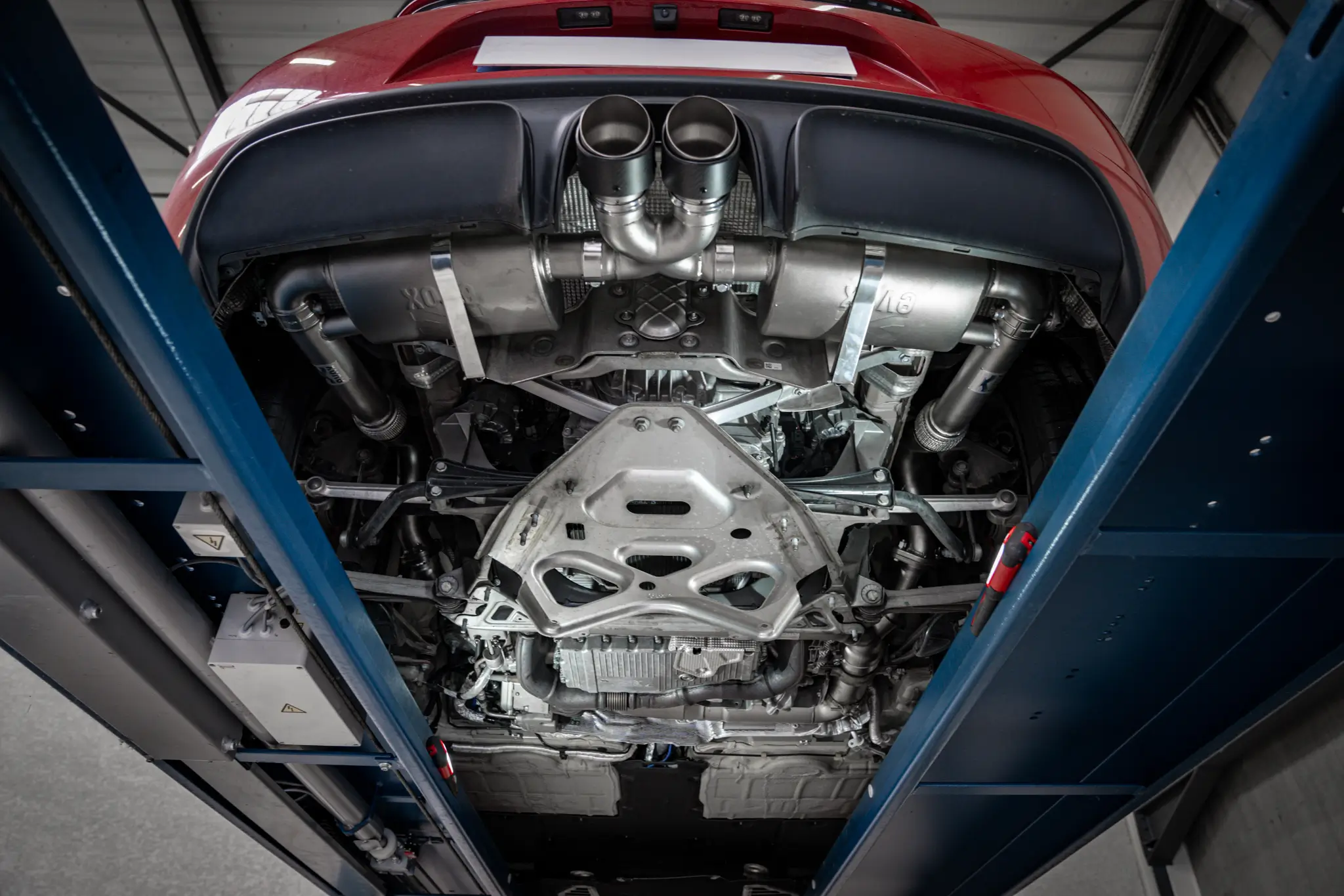 Evox echappement inox performance shiftech 4 2048