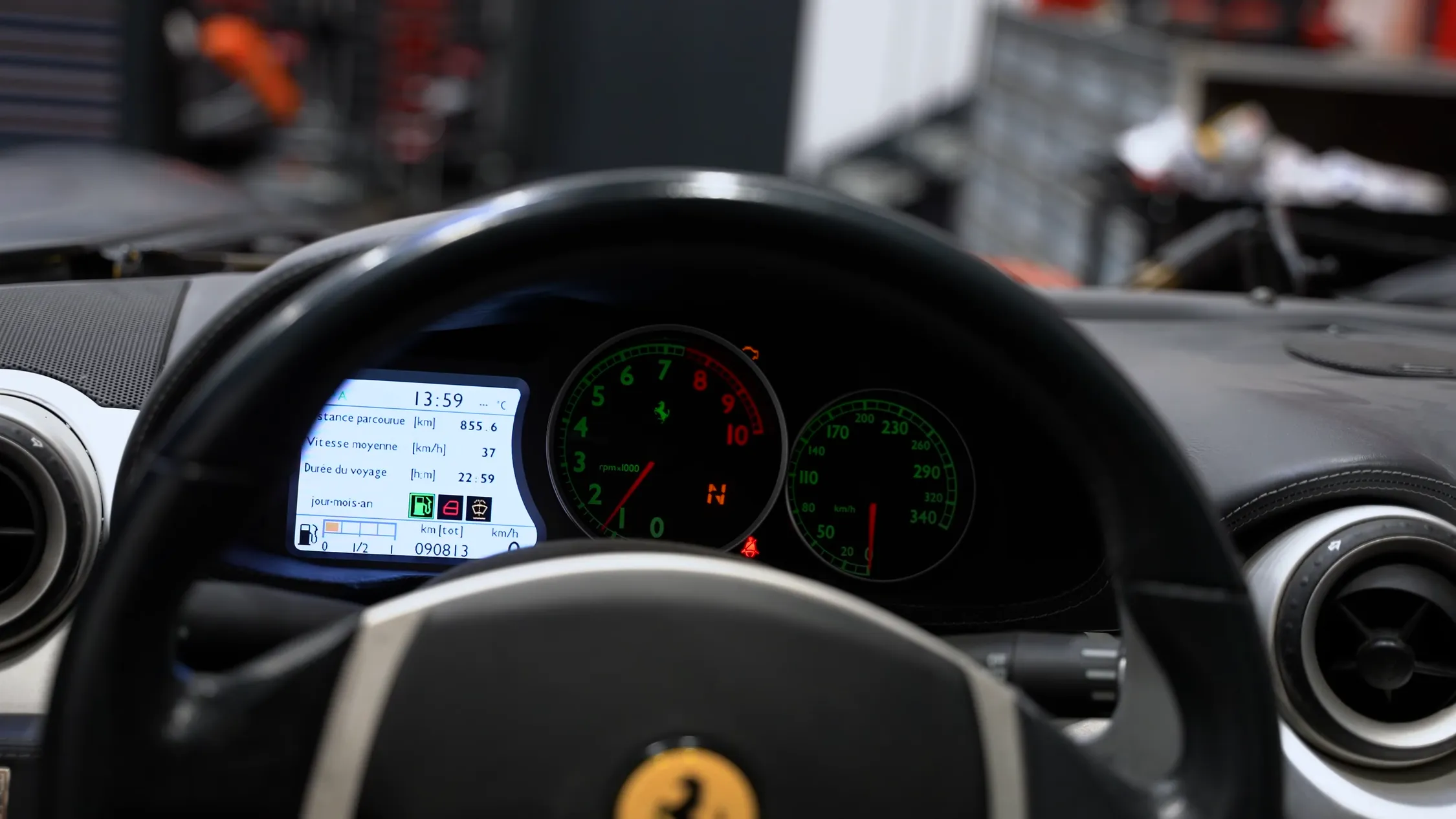 Ferrari 612 mecanique distribution lucien laboiserie demarrage shiftech 11 2250