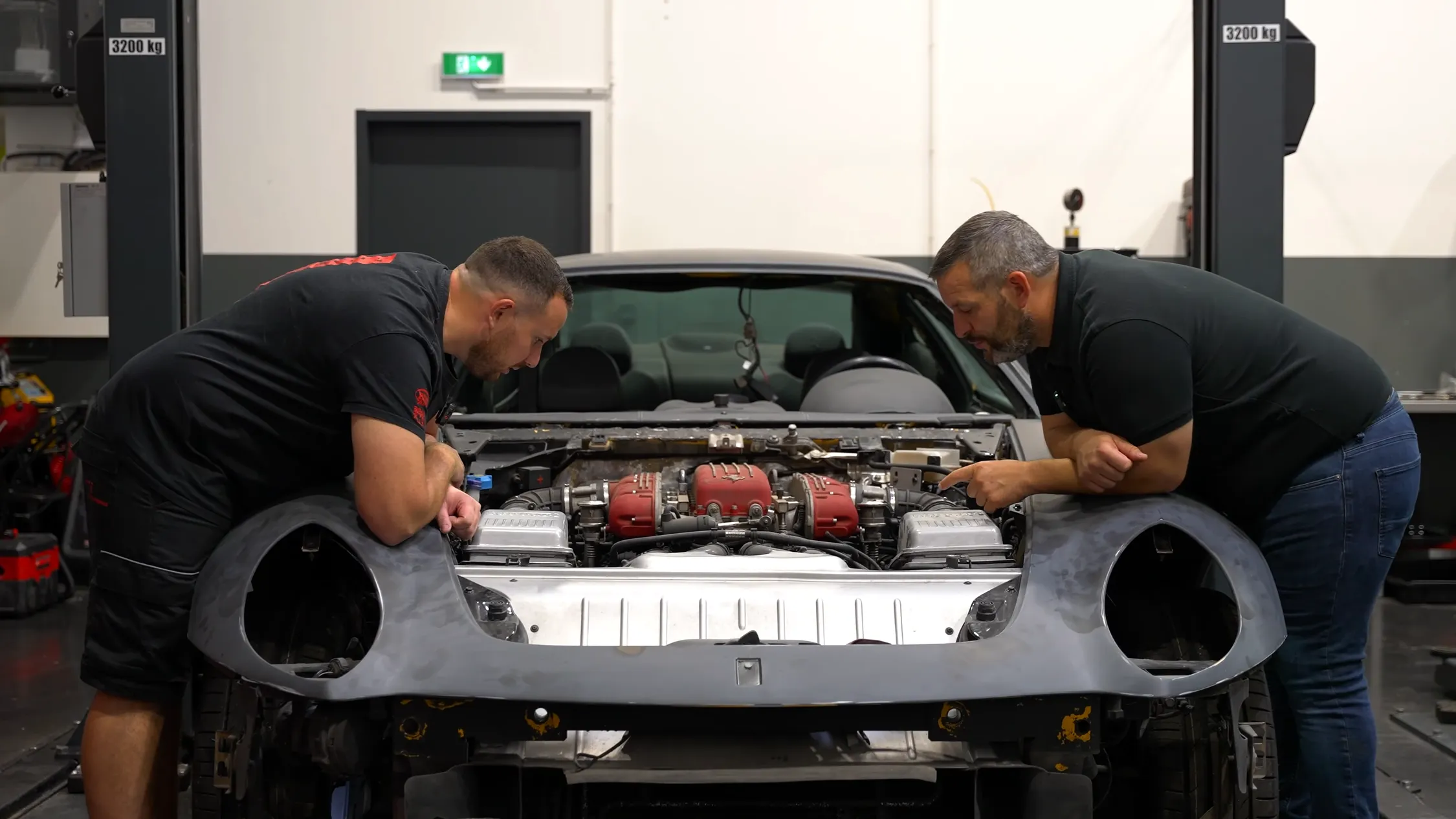 Ferrari 612 mecanique distribution lucien laboiserie demarrage shiftech 4 2250
