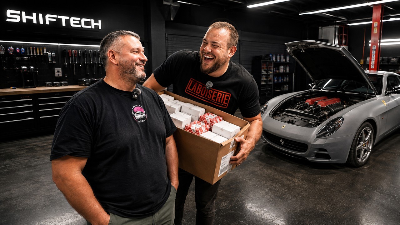 Ferrari 612 scaglietti restauration voiture lucien laboiserie shiftech 9