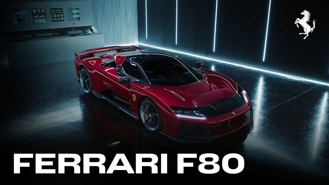 Ferrari f80 video presentation officielle ferrari shiftech ppf ceramiquer personnalisation 2025
