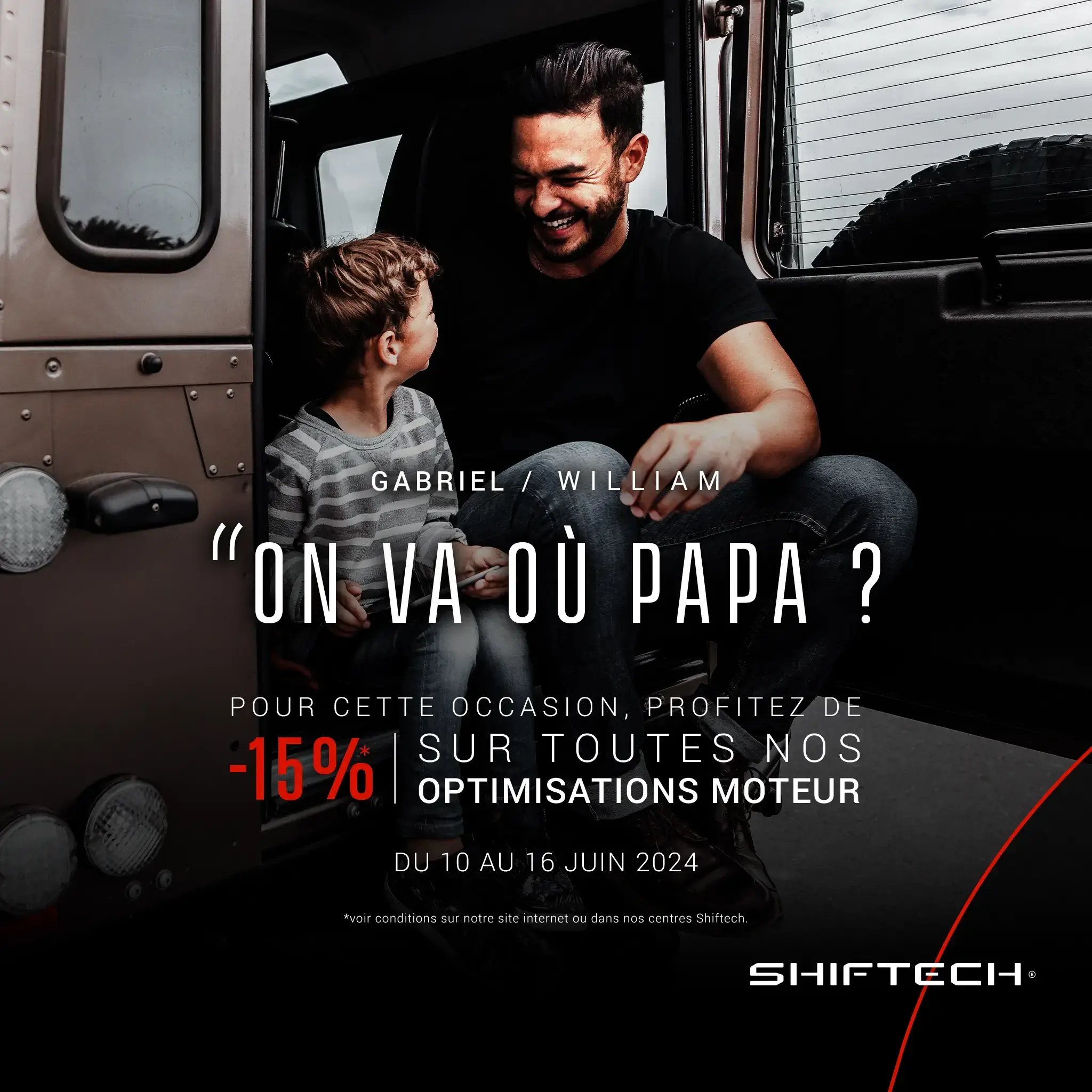 Fete des peres shiftech 2024 optimisation moteur promotion 2048