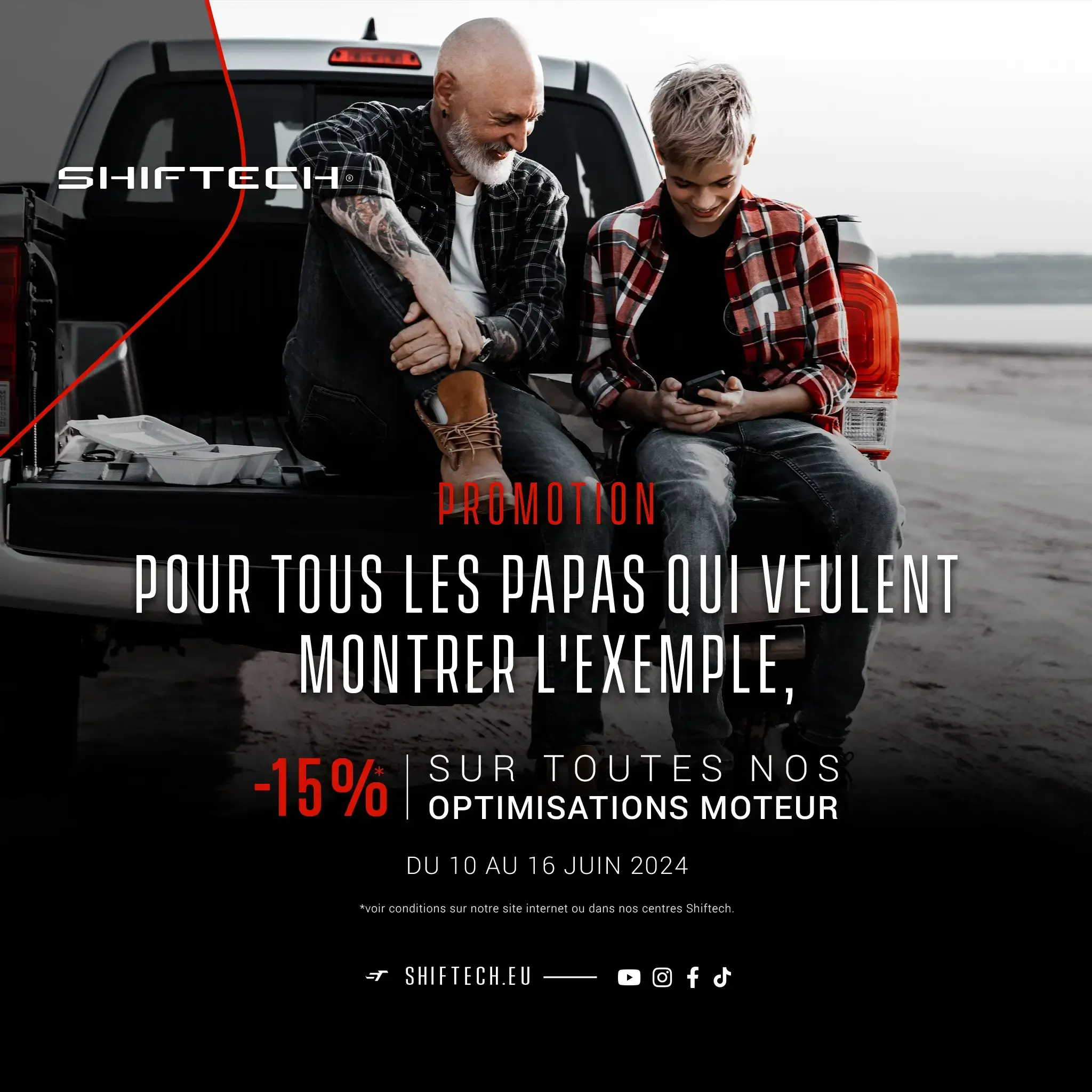 Fete des peres shiftech 2024 optimisation moteur promotion 2 2048