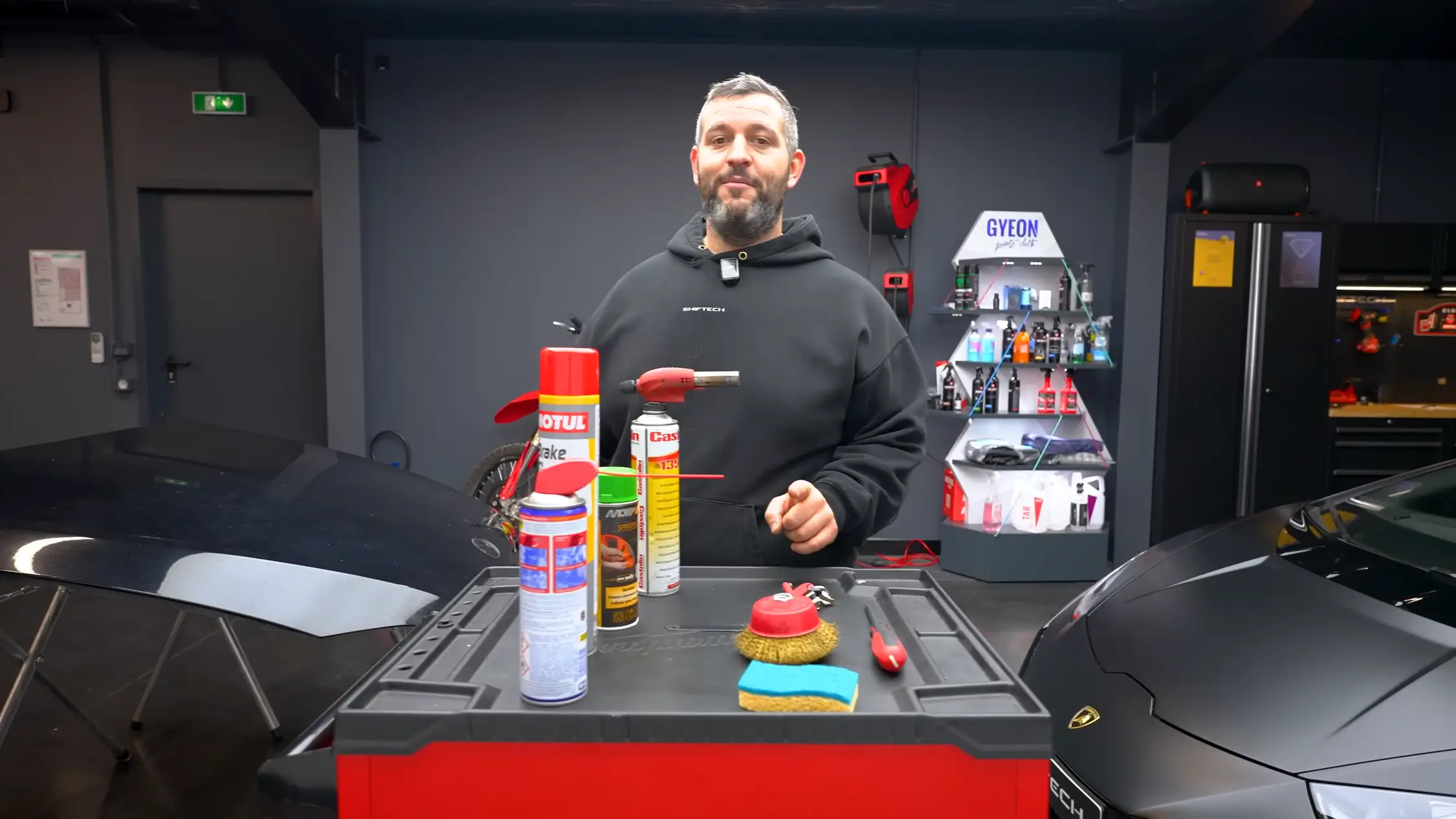 Film protection ppf test lamborghini huracan technica shiftech 2 2250