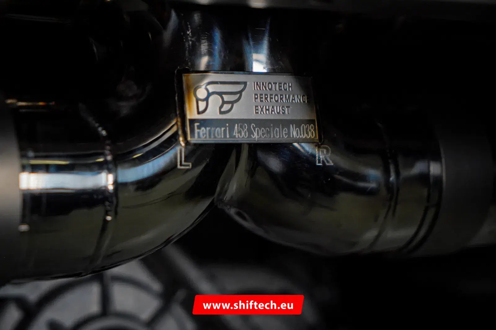 Installation echappement ipe preparation chassis ferrari 458 speciale shiftech 14 1697623087