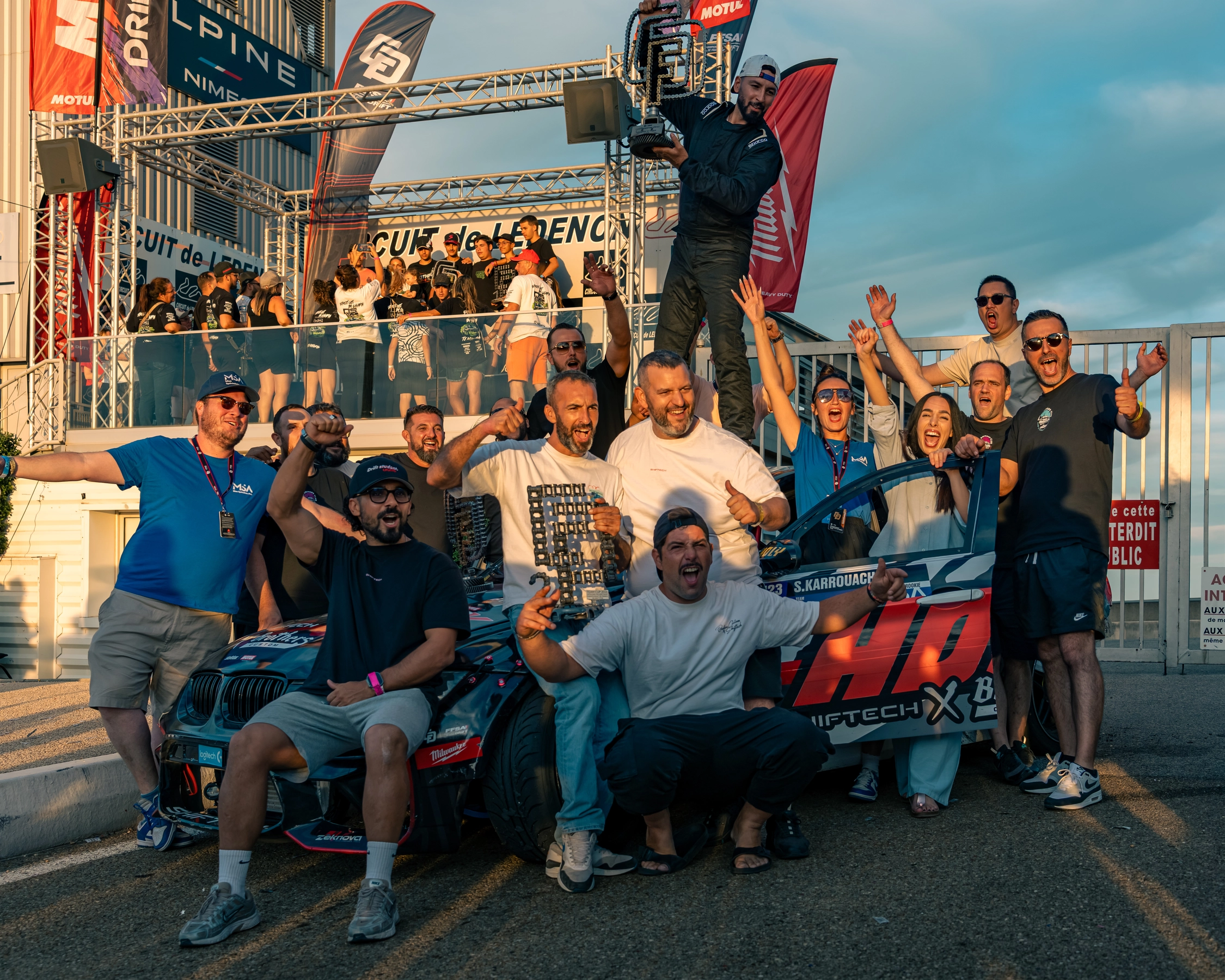 Podium team shiftech ledenom finale cfd drift series 2026