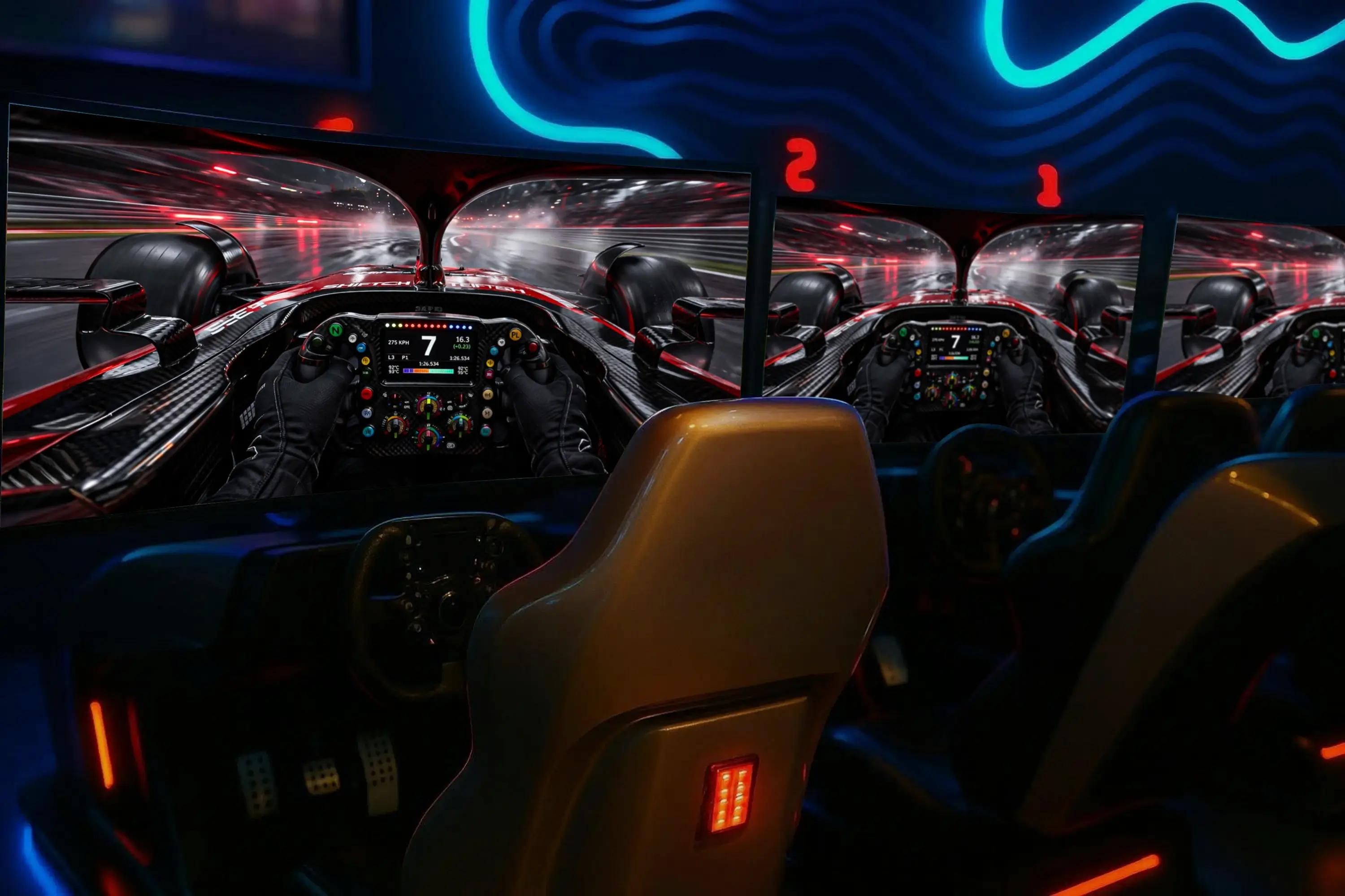 Shiftech f1 serie vue interieure simulateurs