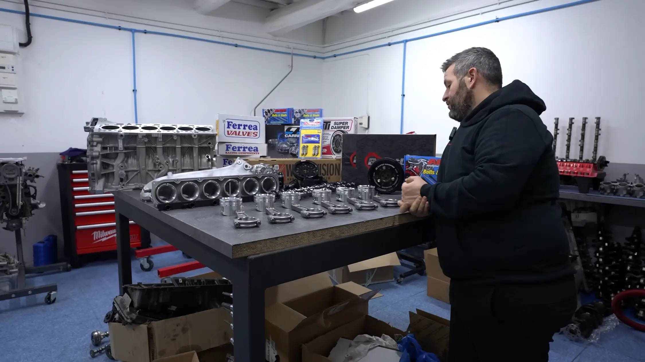 Usinage culasse bmw b58 mp rezeau pepinox bmw 335i drift shiftech 6 2250