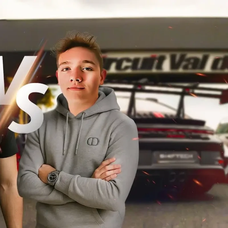 Comparatif porsche 992 gt3 rs gt4 rs circuit val de vienne 1280