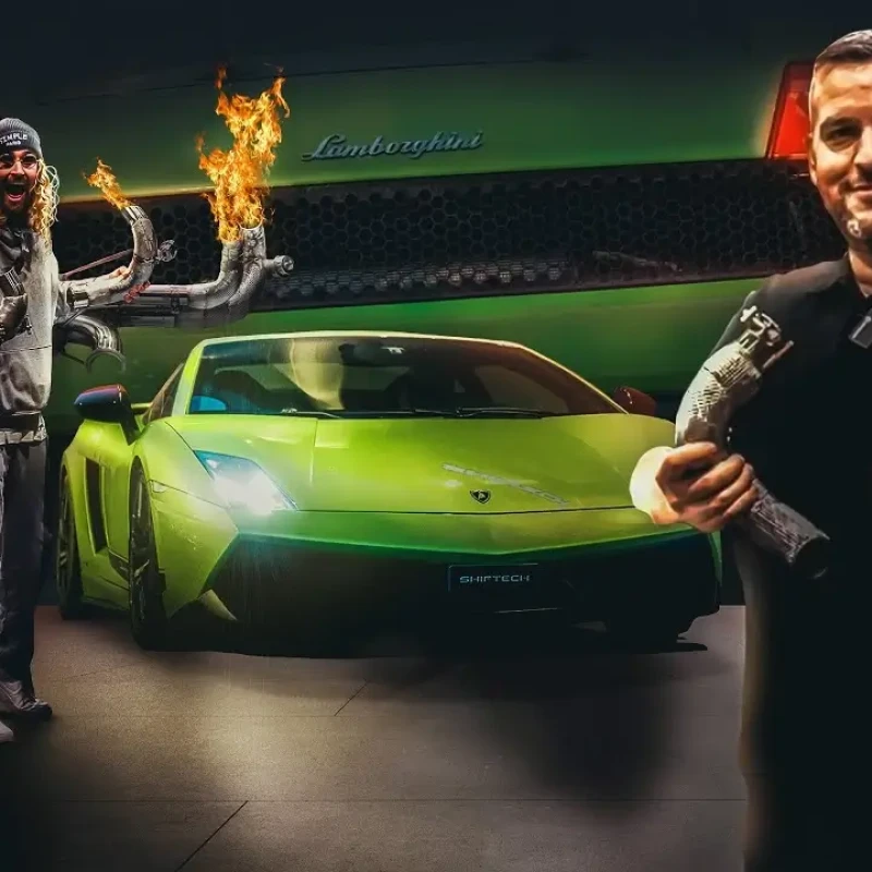 Echappement larini lamborghini gallardo maxime langlais 1280