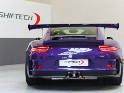 Porsche 911 reprogrammation moteur echappement ipe installation shiftech 5