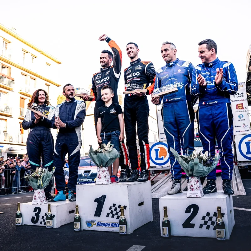 Rallye dieppe normandie victoire tony cosson team podium kevin millet shiftech partenaire 25